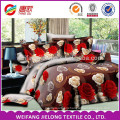 2017 Weifang supplier In stock 3D 100% polyester Wholesale Commercial bedding sets for DIfferent market